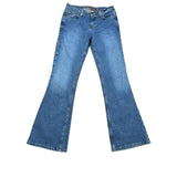 Embroidered Denim Bootcut Jeans