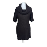 Brown Cowl Neck Vintage Jumper
