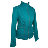 Y2K Teal Green Jacket