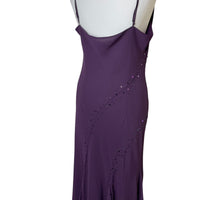 Y2K Purple Mesh Maxi Dress