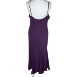 Y2K Purple Mesh Maxi Dress