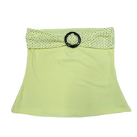 Y2K Pastel Yellow Bandeau Swim Top