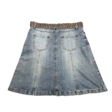Denim Skirt Y2K with Belt
