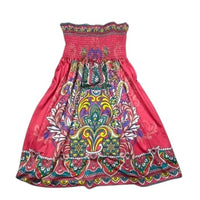 Funky Strapless Mini Dress