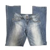 Y2K Light Wash Flared Jeans