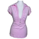 RARE 2000’s Y2K Jane Norman Pink Top