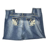 Y2K Embroidered Jeans