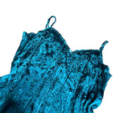 Blue Satin Y2K Cami Top