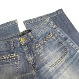 Y2K Braided Bootcut Jeans