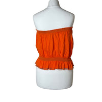 Y2K Orange Bandeau Top