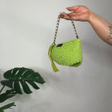 Green Woven Mini Bag Kbas