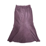 Purple Corduroy Maxi Skirt