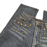 Y2K Studded Denim Jeans