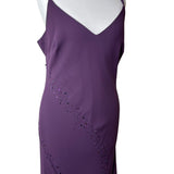 Y2K Purple Mesh Maxi Dress