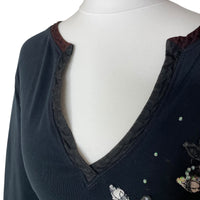 Y2K Black Top