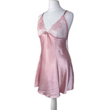 Baby Pink Satin Slip Dress