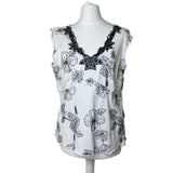 Black & White Vest Top