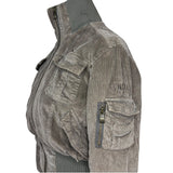 Y2K O’Neill Corduroy Brown Bomber Jacket