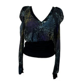 Y2K Mesh Long Sleeve Top