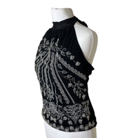 Y2K Sparkly Halter Neck Top