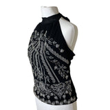 Y2K Sparkly Halter Neck Top