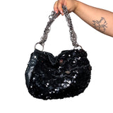 Black Sequin Bag