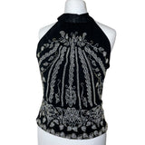 Y2K Sparkly Halter Neck Top