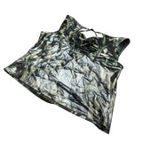 Vintage Y2K Camo Cowl Neck Top