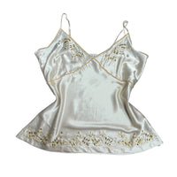 Y2K Gold Satin Cami Top