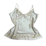 Y2K Gold Satin Cami Top