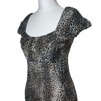 Y2K Leopard Print Dress