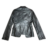 Vintage Leather Blazer Jacket