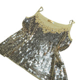 Y2K Sequin Gold Cami