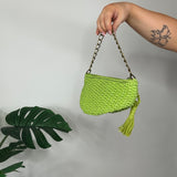 Green Woven Mini Bag Kbas