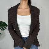 Vintage Brown Y2K Cardigan