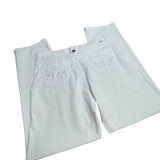 Y2K White Diamanté Jeans