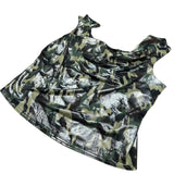 Vintage Y2K Camo Cowl Neck Top