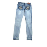 Y2K Embroidered Denim Jeans