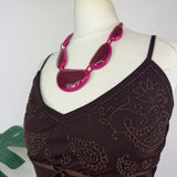 Hot Pink Y2K Necklace