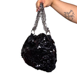 Black Sequin Bag