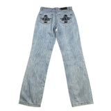 Aninoto Barcelona Embroidered Denim Jeans