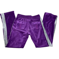 Y2K Purple Velour Joggers