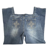 Y2K Embroidered Denim Jeans