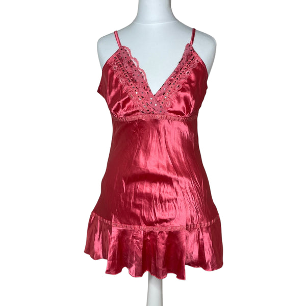 Y2K Pink Satin Cami