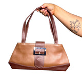 Brown Faux Leather Bag