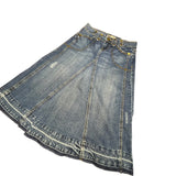 Vintage Denim Midi Skirt