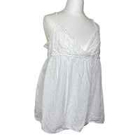 Y2K White Cami Top