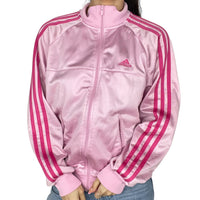 Y2K Pink Adidas Zip Up Track Jacket