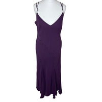 Y2K Purple Mesh Maxi Dress