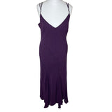 Y2K Purple Mesh Maxi Dress